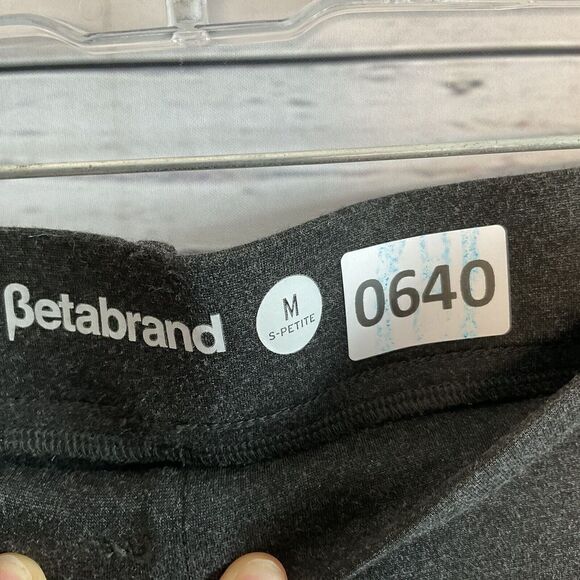 Betabrand Pants Medium Dark Gray Classic Dress Pant Yoga‎ Pull On - Picture 3 of 7